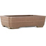 Maceta rectangular sin esmaltar para bonsái de Seizan - 410 x 305 x 112 mm