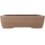 Maceta rectangular sin esmaltar para bonsái de Seizan - 410 x 305 x 112 mm
