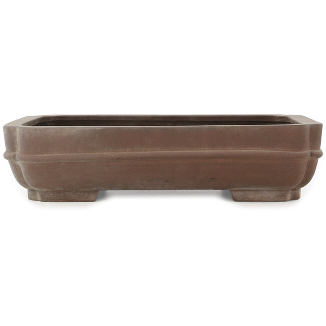 Pot à bonsaï ovale non émaillé - 407 x 292 x 95 mm