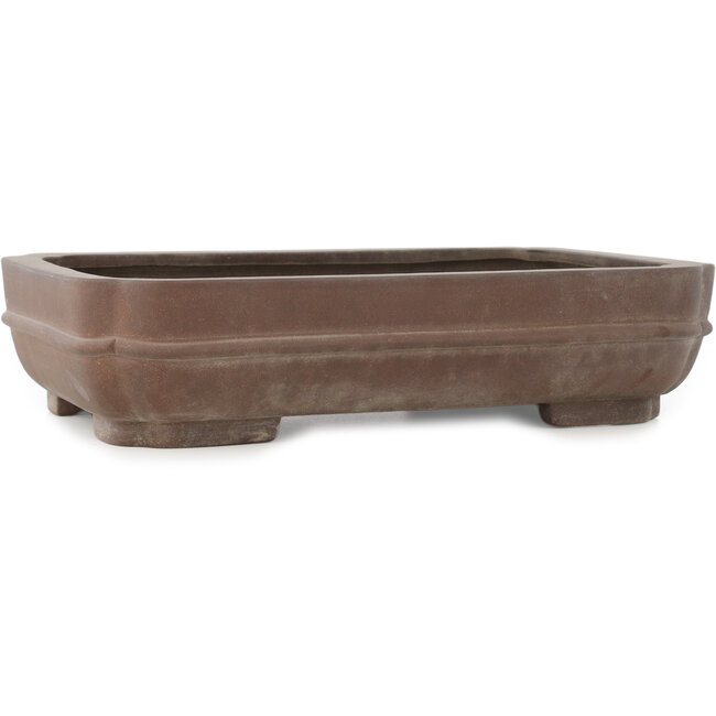 Pot à bonsaï ovale non émaillé - 407 x 292 x 95 mm