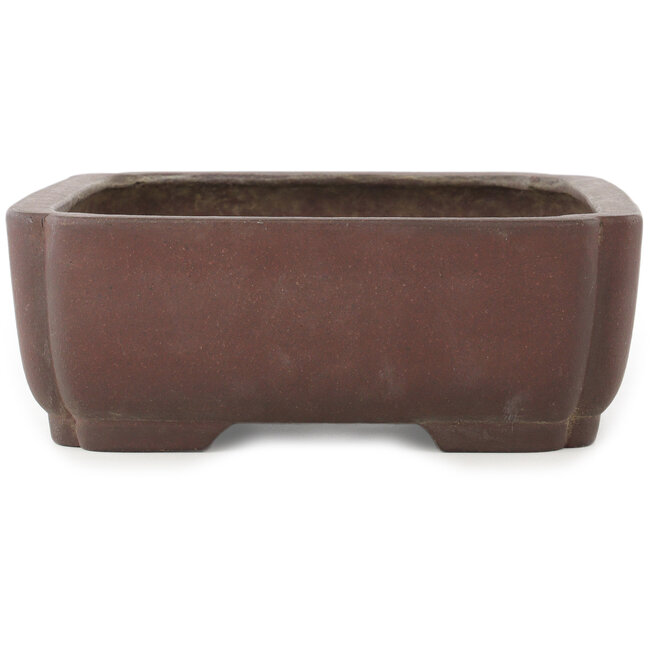 Pot à bonsaï ovale non émaillé de Yamaaki - 337 x 270 x 95 mm