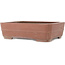Maceta rectangular sin esmaltar para bonsái de Reiho - 412 x 305 x 110 mm