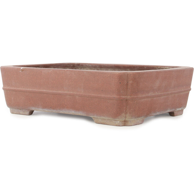 Vaso bonsai rettangolare non smaltato di Reiho - 412 x 305 x 110 mm
