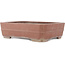 Maceta rectangular sin esmaltar para bonsái de Reiho - 412 x 305 x 110 mm