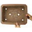 Maceta rectangular sin esmaltar para bonsái de Keizan - 378 x 292 x 110 mm