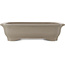 Maceta rectangular sin esmaltar para bonsái de Keizan - 410 x 320 x 105 mm