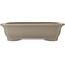 Maceta rectangular sin esmaltar para bonsái de Keizan - 410 x 320 x 105 mm