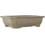 Ovaler unglasierter Bonsai-Topf von Keizan - 410 x 320 x 105 mm