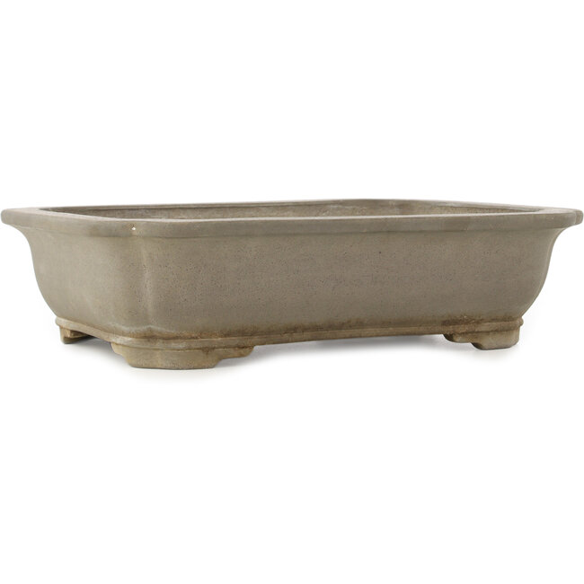 Vaso bonsai ovale non smaltato di Keizan - 410 x 320 x 105 mm