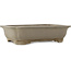 Pot à bonsaï ovale non émaillé de Keizan - 410 x 320 x 105 mm