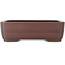 Rectangular unglazed bonsai pot by Yamaaki - 390 x 305 x 115 mm