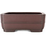 Maceta rectangular sin esmaltar para bonsái de Yamaaki - 390 x 305 x 115 mm