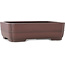 Rectangular unglazed bonsai pot by Yamaaki - 390 x 305 x 115 mm