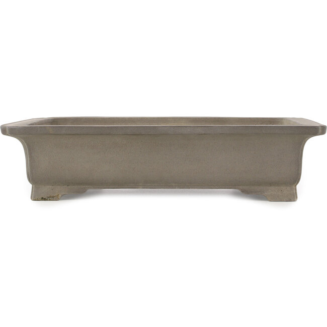 Maceta rectangular sin esmaltar para bonsái de Kisen - 478 x 365 x 110 mm