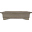 Rectangular unglazed bonsai pot by Kisen - 478 x 365 x 110 mm