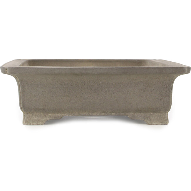Maceta rectangular sin esmaltar para bonsái de Kisen - 478 x 365 x 110 mm