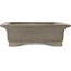 Rectangular unglazed bonsai pot by Kisen - 478 x 365 x 110 mm