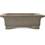 Rectangular unglazed bonsai pot by Kisen - 478 x 365 x 110 mm