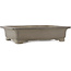 Rectangular unglazed bonsai pot by Kisen - 478 x 365 x 110 mm