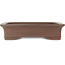 Maceta rectangular sin esmaltar para bonsái de Kisen - 423 x 330 x 98 mm