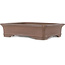 Maceta rectangular sin esmaltar para bonsái de Kisen - 423 x 330 x 98 mm