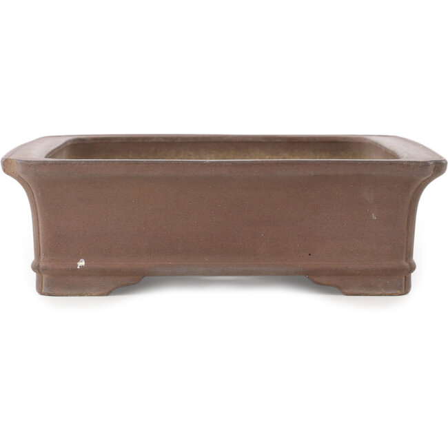 Vaso bonsai rettangolare non smaltato di Kisen - 423 x 330 x 98 mm