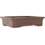 Maceta rectangular sin esmaltar para bonsái de Kisen - 423 x 330 x 98 mm