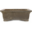 Rectangular unglazed bonsai pot by Senzan - 350 x 265 x 90 mm