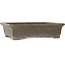 Rectangular unglazed bonsai pot by Senzan - 350 x 265 x 90 mm