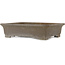 Pot à bonsaï rectangulaire non émaillé de Senzan - 350 x 265 x 90 mm