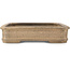 Maceta rectangular sin esmaltar para bonsái de Shuhou - 480 x 338 x 70 mm