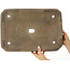Maceta rectangular sin esmaltar para bonsái de Shuhou - 480 x 338 x 70 mm