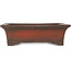 Rectangular unglazed bonsai pot by Izumiya (Zenigo) - 400 x 300 x 105 mm
