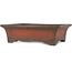 Rectangular unglazed bonsai pot by Izumiya (Zenigo) - 400 x 300 x 105 mm