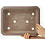 Pot à bonsaï rectangulaire non émaillé de Gyouzan - 370 x 272 x 90 mm