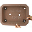 Maceta rectangular sin esmaltar para bonsái de Keizan - 410 x 312 x 90 mm