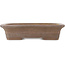 Rectangular unglazed bonsai pot by Keizan - 315 x 260 x 70 mm