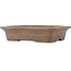 Rectangular unglazed bonsai pot by Keizan - 315 x 260 x 70 mm