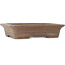 Rectangular unglazed bonsai pot by Keizan - 315 x 260 x 70 mm