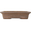 Rectangular unglazed bonsai pot by Keizan - 315 x 260 x 70 mm