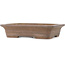 Rectangular unglazed bonsai pot by Keizan - 315 x 260 x 70 mm