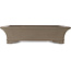Rectangular unglazed bonsai pot by Gyouzan - 470  x 357 x 112 mm