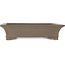 Rectangular unglazed bonsai pot by Gyouzan - 470  x 357 x 112 mm