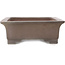 Rectangular unglazed bonsai pot by Gyouzan - 373 x 268 x 95 mm