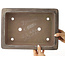 Maceta rectangular sin esmaltar para bonsái de Gyouzan - 373 x 268 x 95 mm