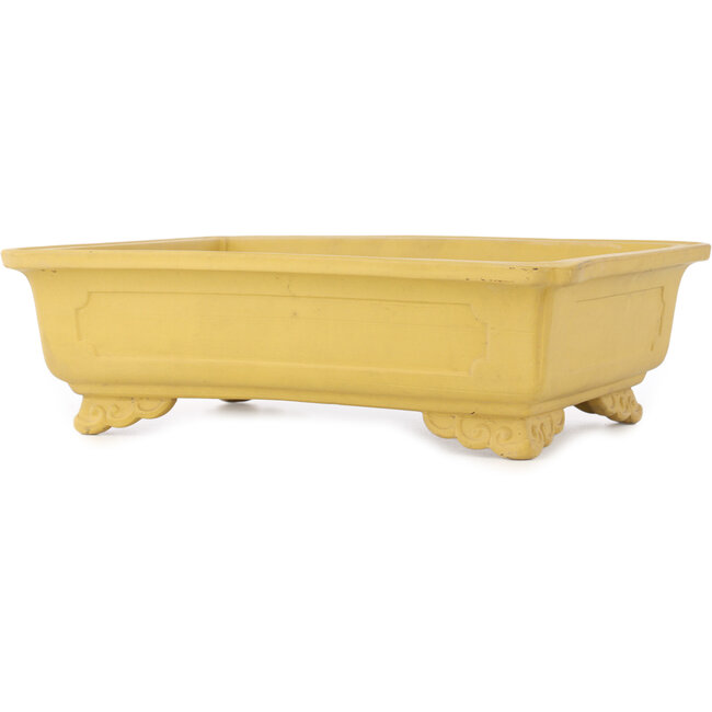 Maceta rectangular sin esmaltar para bonsái - 325 x 240 x 98 mm