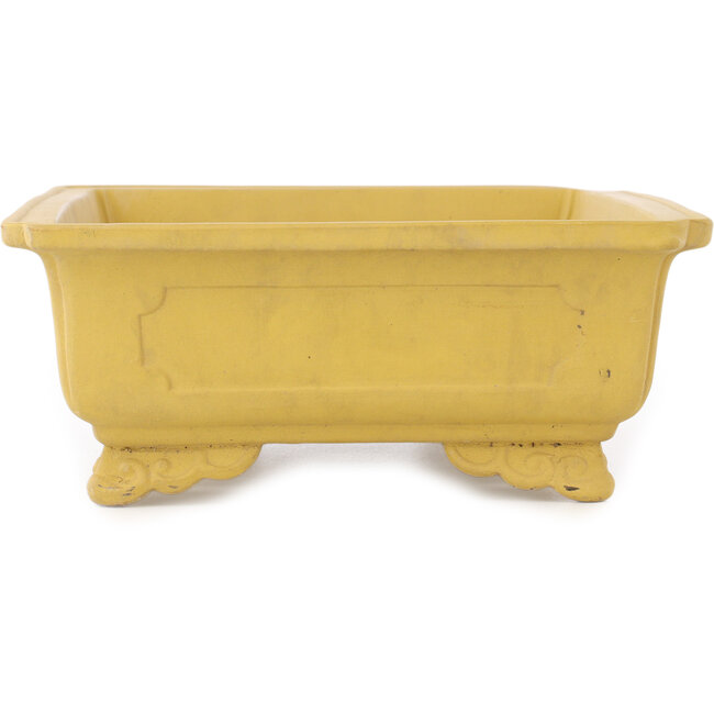 Rectangular unglazed bonsai pot - 325 x 240 x 98 mm