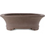 Ovaler unglasierter Bonsai-Topf von Haru Matsu - 400 x 320 x 98 mm