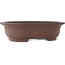 Ovaler unglasierter Bonsai-Topf von Keizan - 495 x 395 x 145 mm