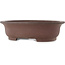 Ovaler unglasierter Bonsai-Topf von Keizan - 495 x 395 x 145 mm